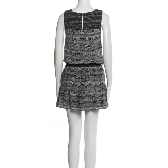 Joie Leilou Silk Blouson smocked dress Sz M - Picture 3 of 5